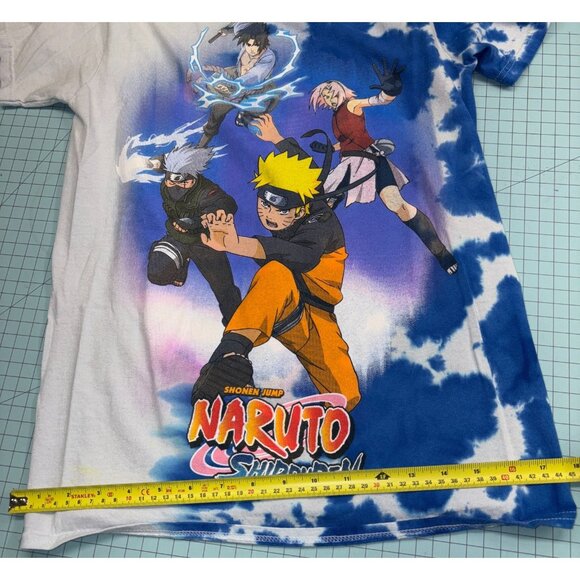 Naruto Shippuden Tie Dye T-Shirt Size Small Anime Graphic Tee C-Life 2002/2007 - Picture 12 of 12